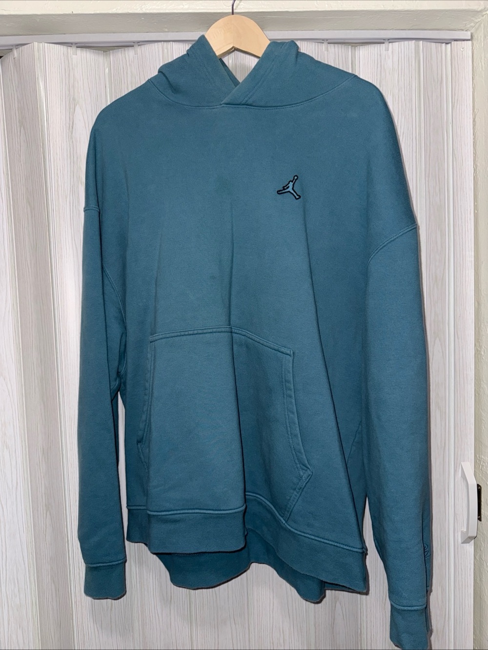 Jordan Mens Essentials Fleece Pullover Hoodie Rift Blue Adult Size 3XL